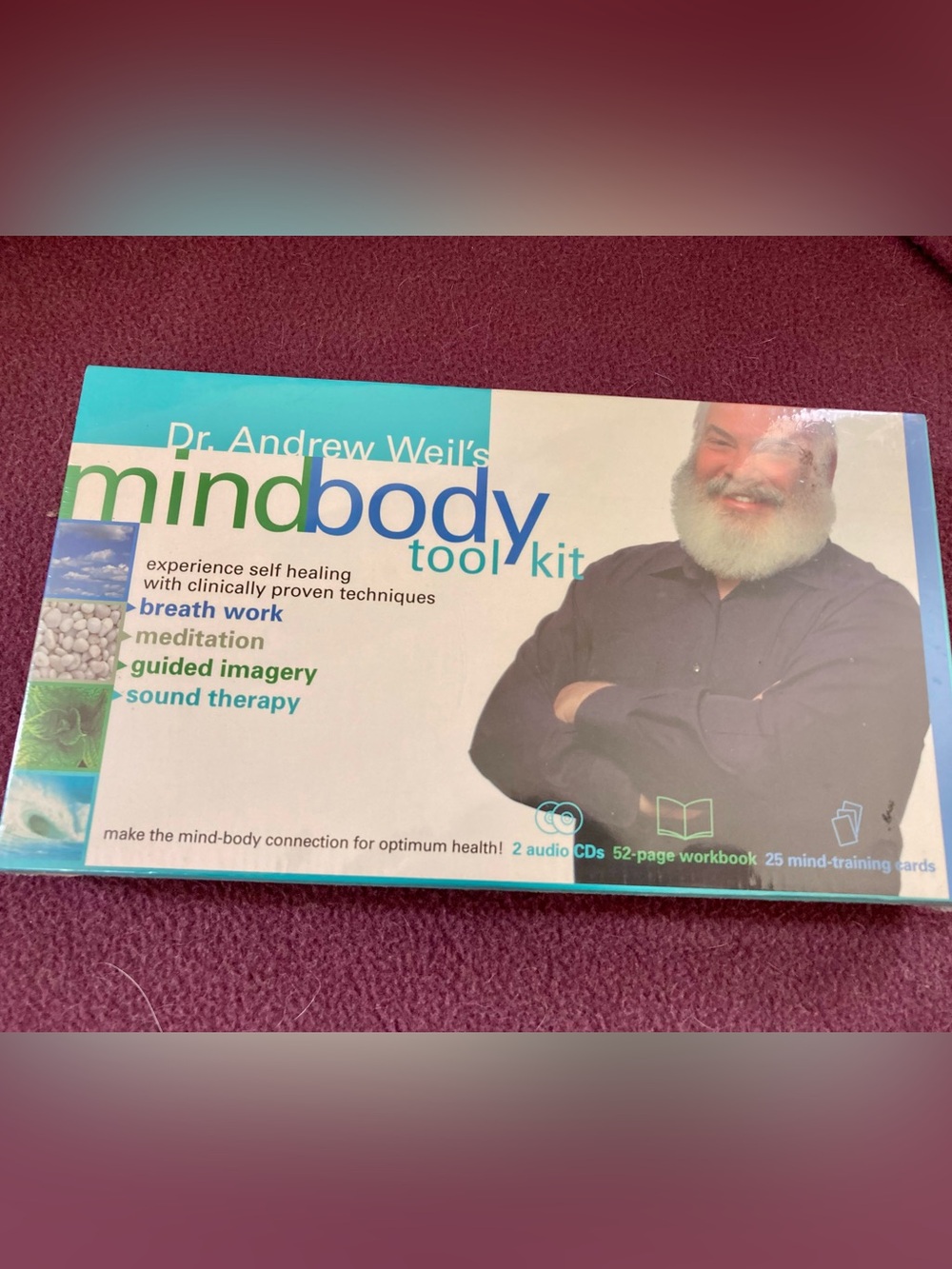 Dr Andrew Weil Mind-Body Tool Kit Sealed Wellness Meditation Set